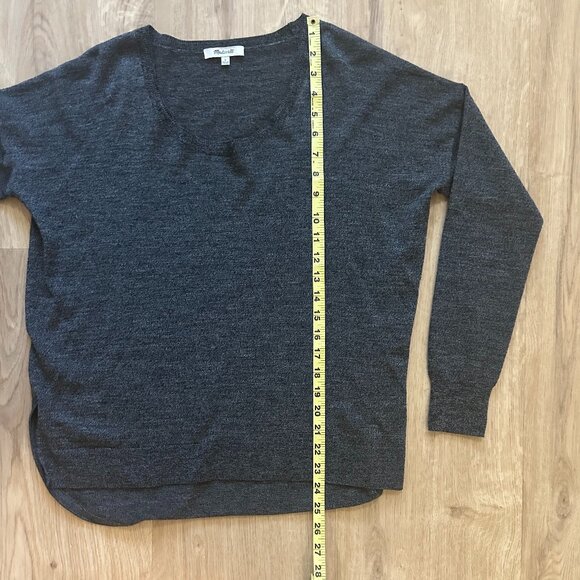 Madewell Scoopneck Sweater in Grey - S - Picture 3 of 5